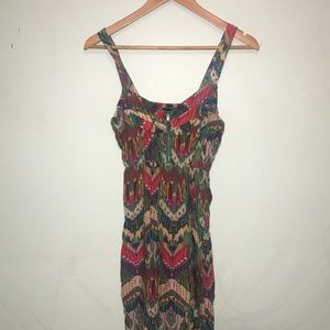 Brightly patterned sundress